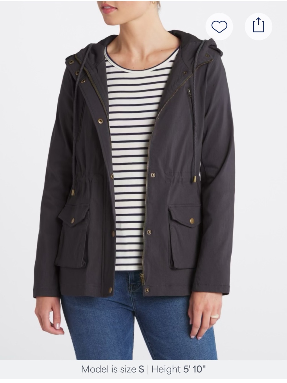 Eden Society Holly Contrast Hood Cargo Jacket